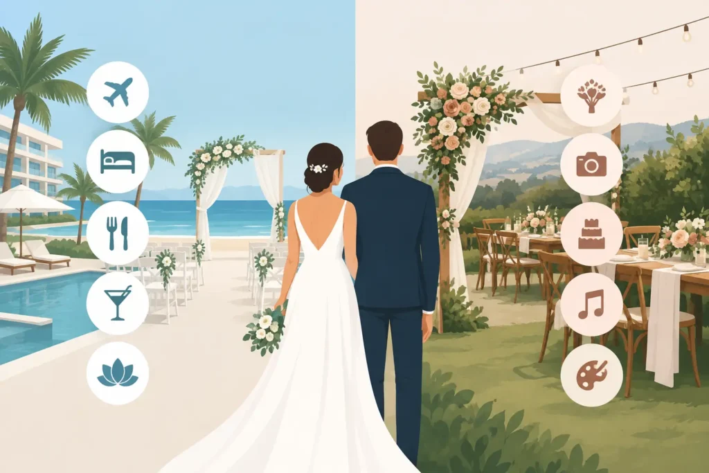 All Inclusive Versus Custom Weddings Compared