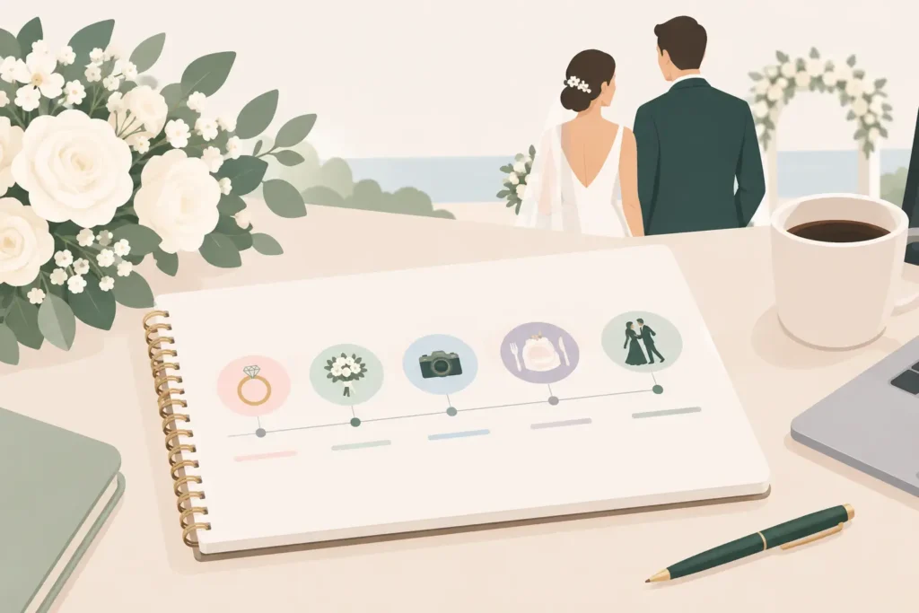 How to Create a Wedding Timeline That Feels Easy